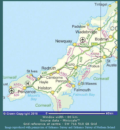 The town of St Ives, Cornwall