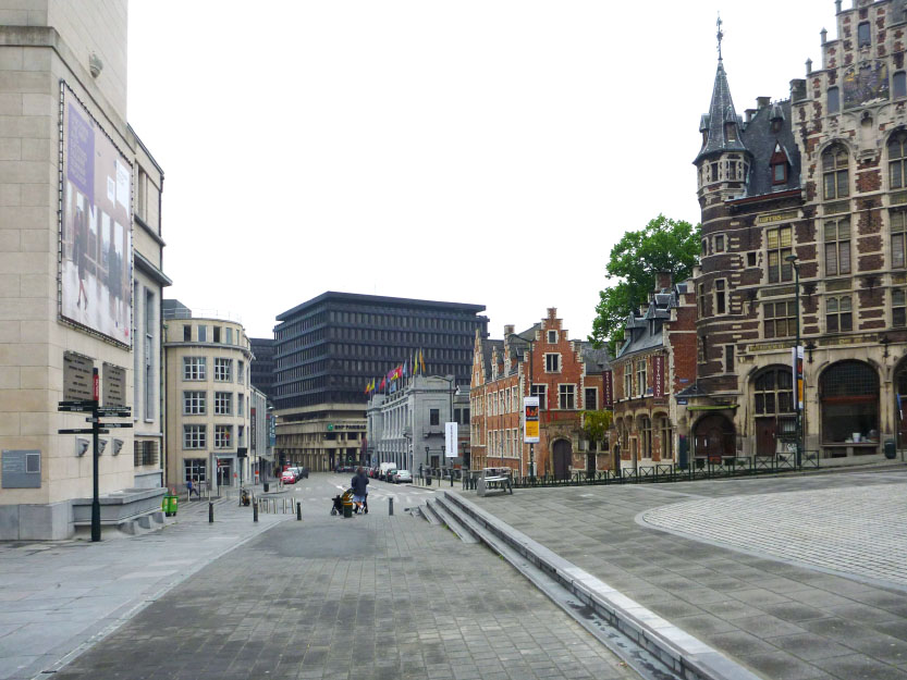 Bymidten i Bruxelles