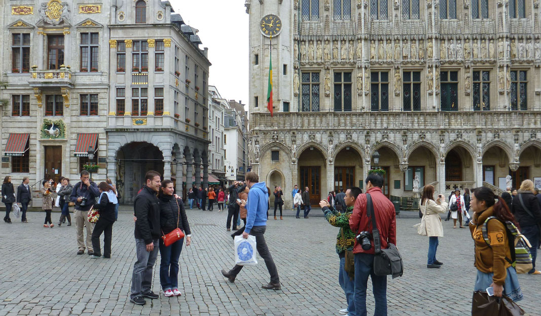 Bymidten i Bruxelles